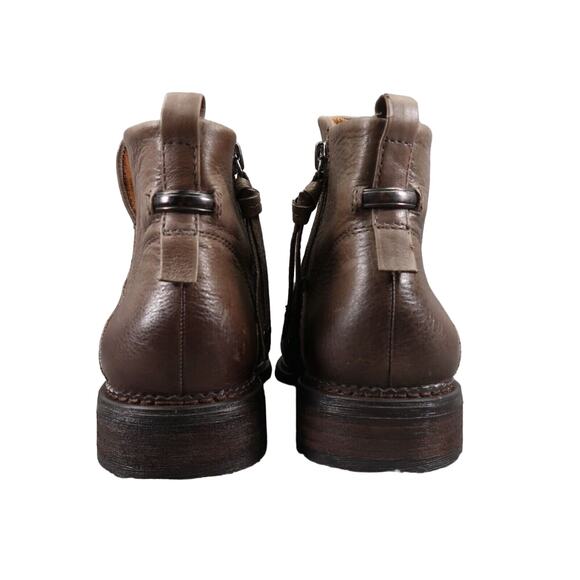 Franco Sarto Shoes Womens 6 Booties Classic Leather Hyla Ankle Boot Zip Cutout - Picture 4 of 16